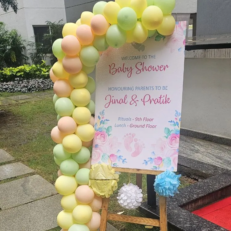 Elegant Baby Shower Event Decor